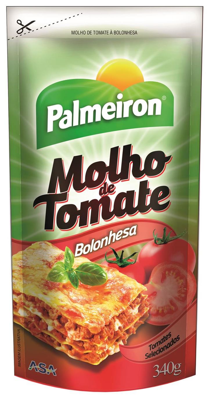 MOLHO DE TOMATE BOLONHESA PALMEIRON SACHÊ 24X340g