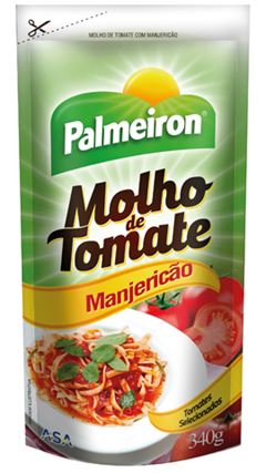 MOLHO DE TOMATE MANJERICAO PALMEIRON SACHÊ 24X340g