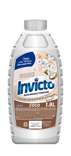 AMACIANTE INVICTO COCO 6 X 1,8L