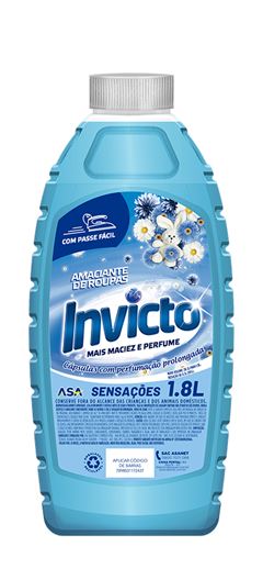 AMACIANTE INVICTO SENSACOES 6 X 1,8L